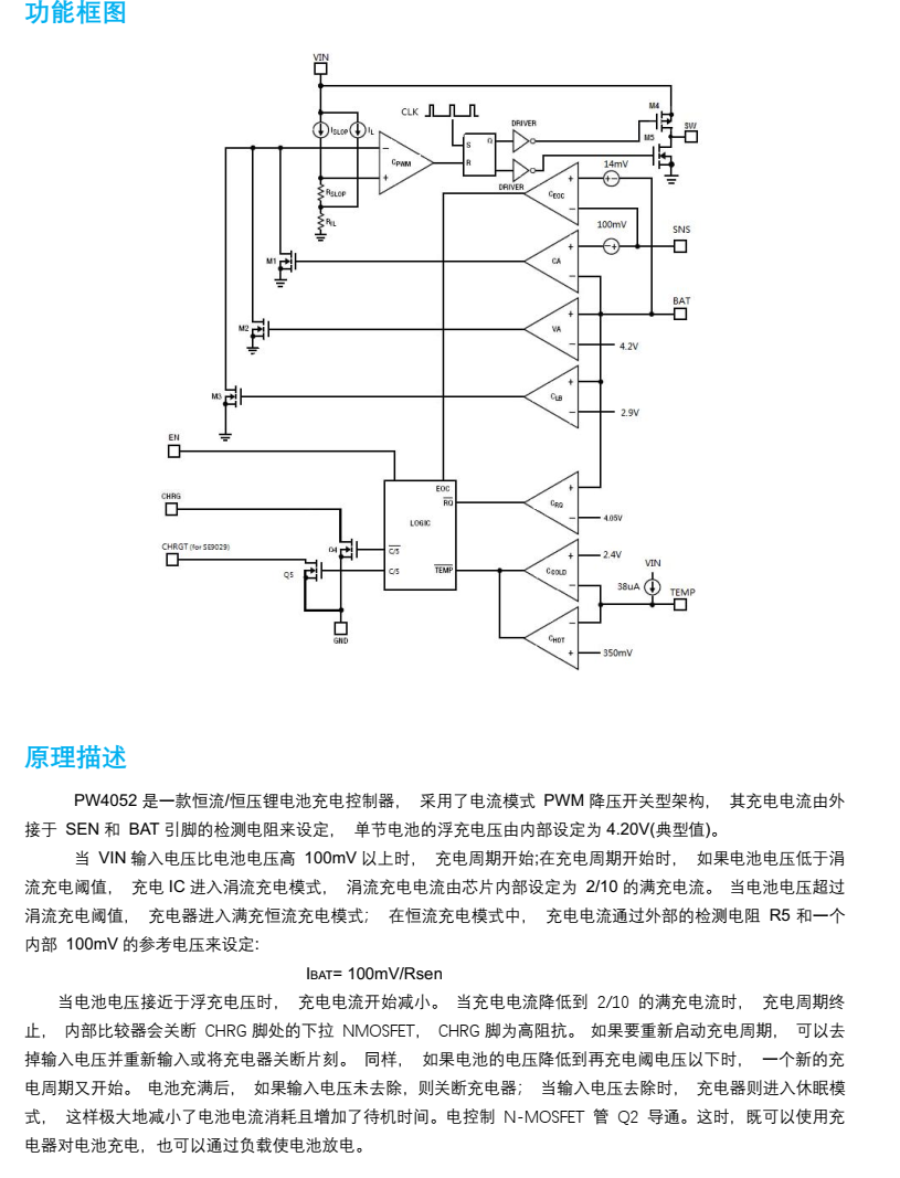 3A鋰電池充電管理IC,PW4035