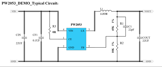 5V降壓轉(zhuǎn)3.3V，5V轉(zhuǎn)3V電路圖芯片