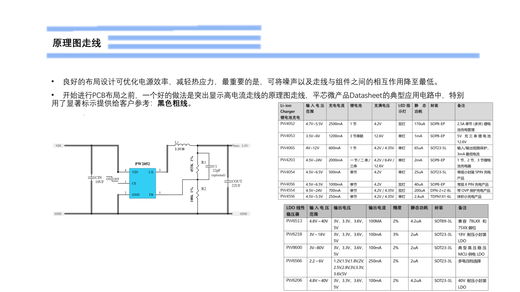 3.7V轉1.5V電源芯片，PW2052的設計指導書