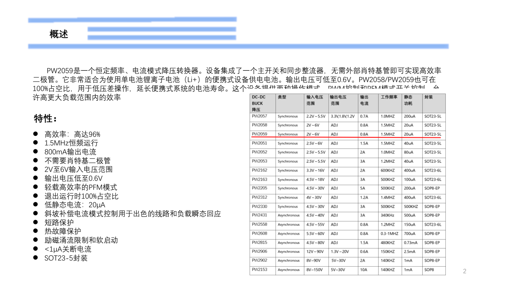 5V降壓1.8V芯片，穩(wěn)壓電路設計建議PW2059