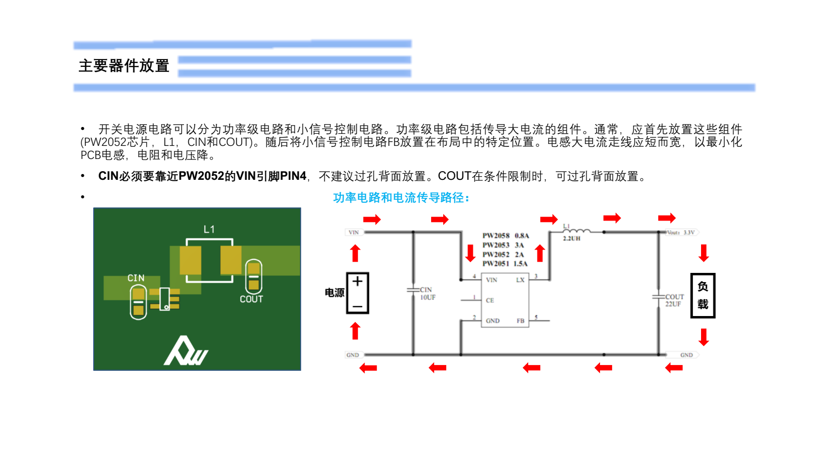 3.7V轉1.5V電源芯片，PW2052的設計指導書