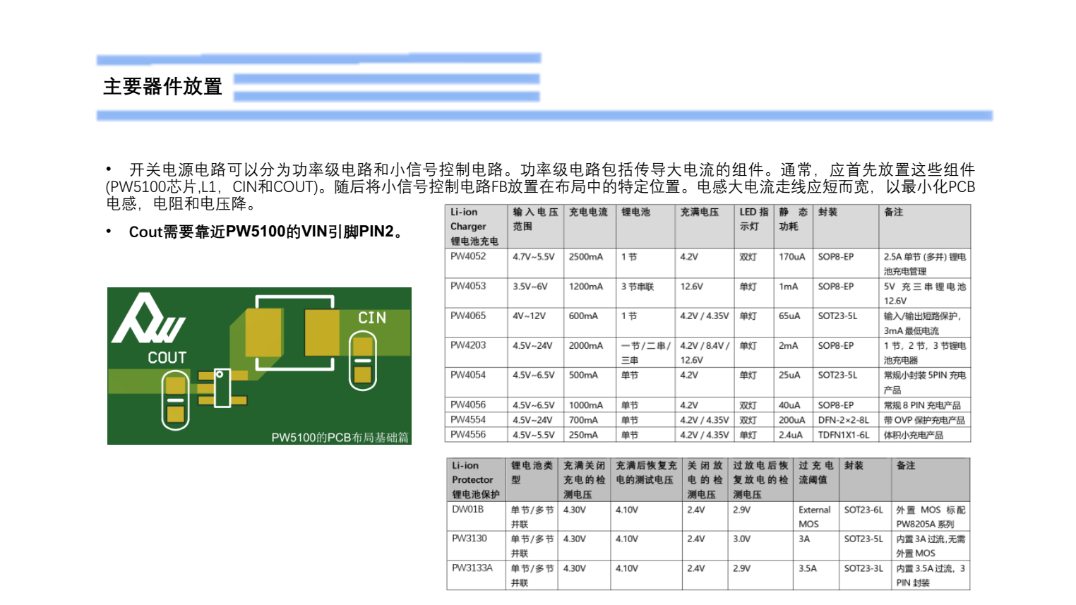 干電池升壓IC，PW5100電路設(shè)計(jì)注意點(diǎn)