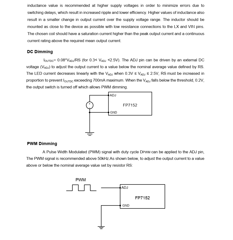 FP7152 是一種連續(xù)電流模式感應(yīng)降壓轉(zhuǎn)換器。它可以驅(qū)動(dòng)單個(gè)或多個(gè)串聯(lián) LED