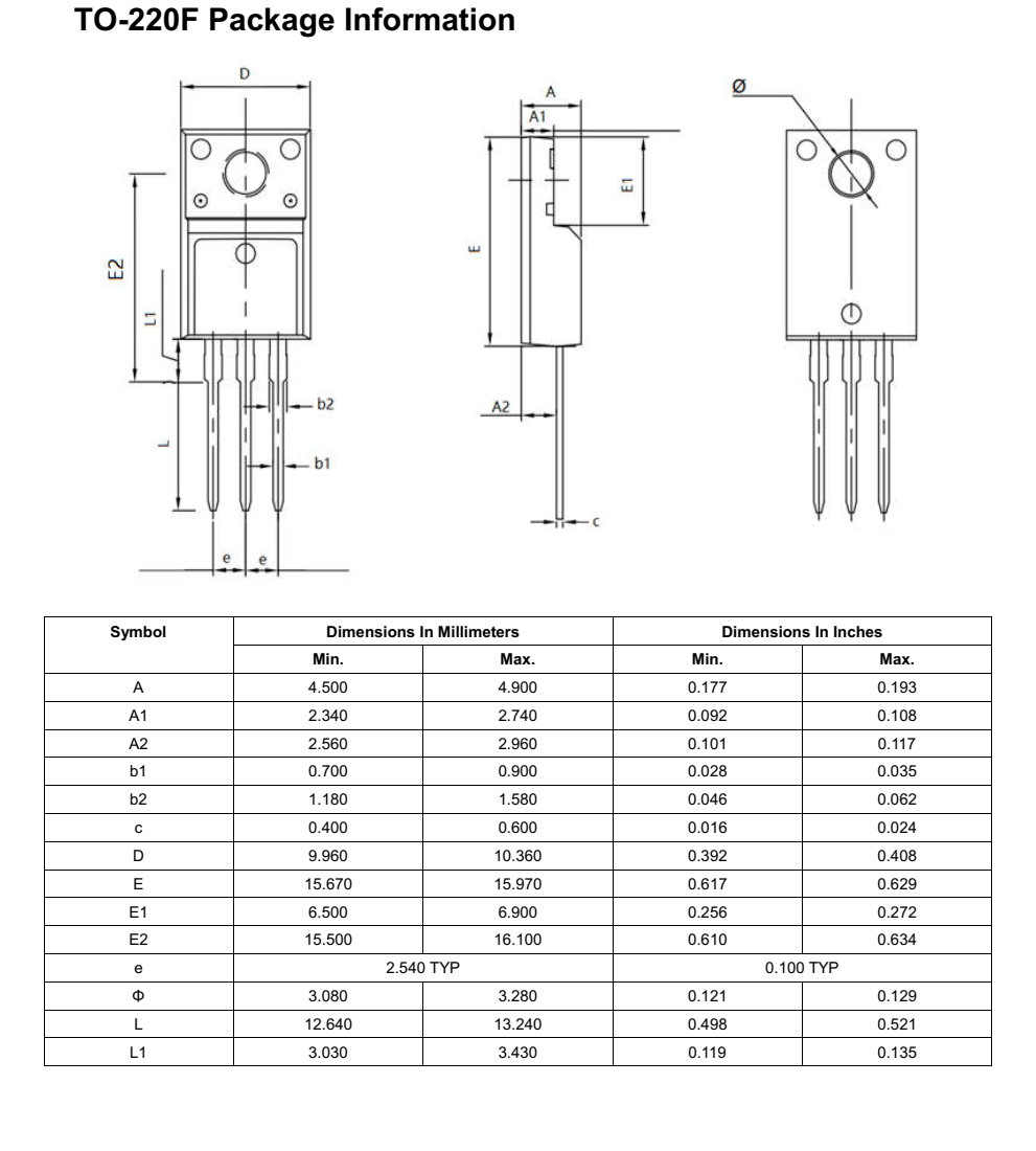 NCE65T540F封裝TO263品牌新潔能，質量可靠