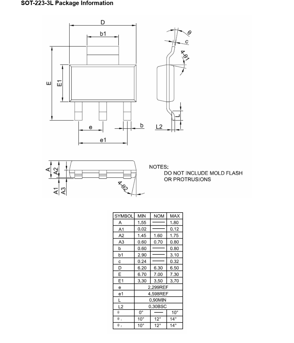 全新正品NCE6005AR封裝SOT223品牌新潔能