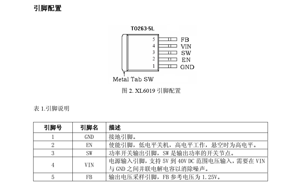 XL6019封裝TO263-5L品牌芯龍，原廠技術(shù)支持