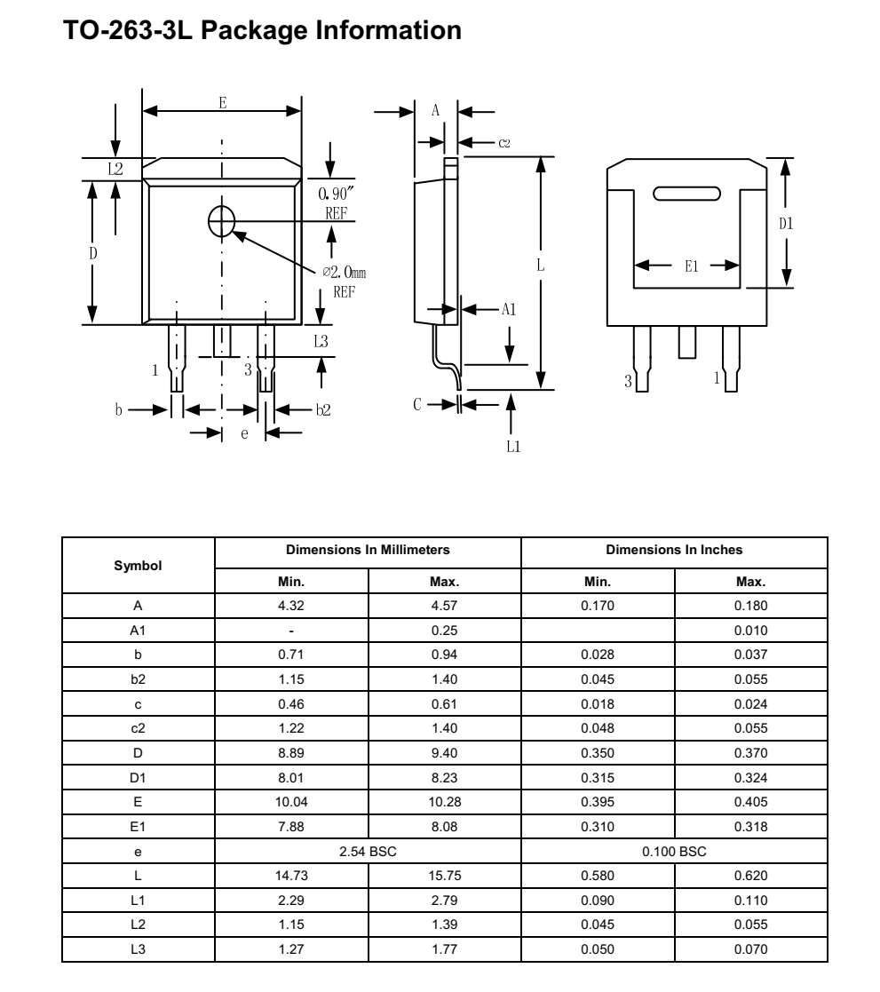 NCE65T540F封裝TO263品牌新潔能，質量可靠