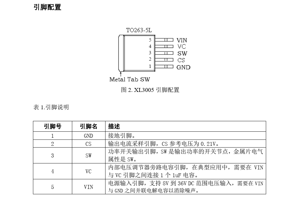 XL3005封裝TO263-5L品牌芯龍，原廠技術(shù)支持