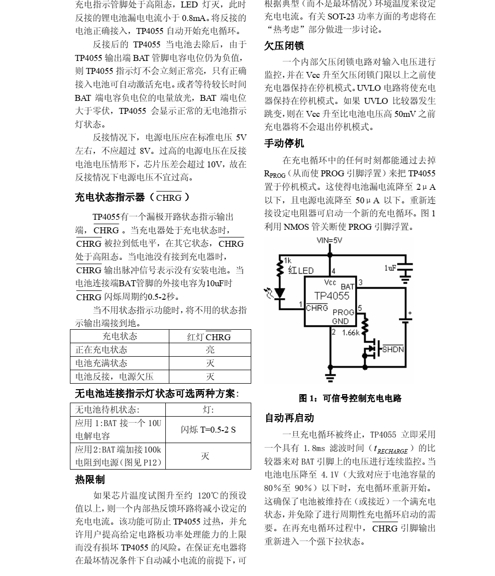 TP4055封裝SOT23-5品牌南京拓品微，原廠技術(shù)支持