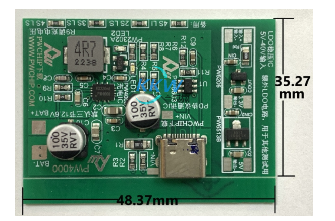 5V-12V 給三串磷酸鐵鋰電池充電升降壓芯片， PW4000 支持快充 PD 輸入 119號