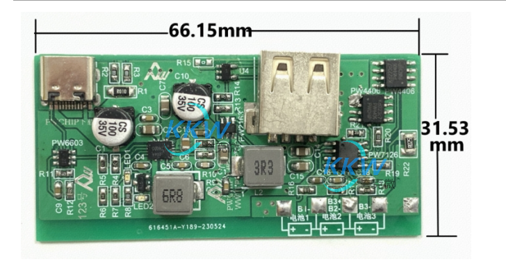 5V-12V2A 快充 PD 給三節(jié)鋰電池充電和放電 5V2.4A 和保護板方案 123號