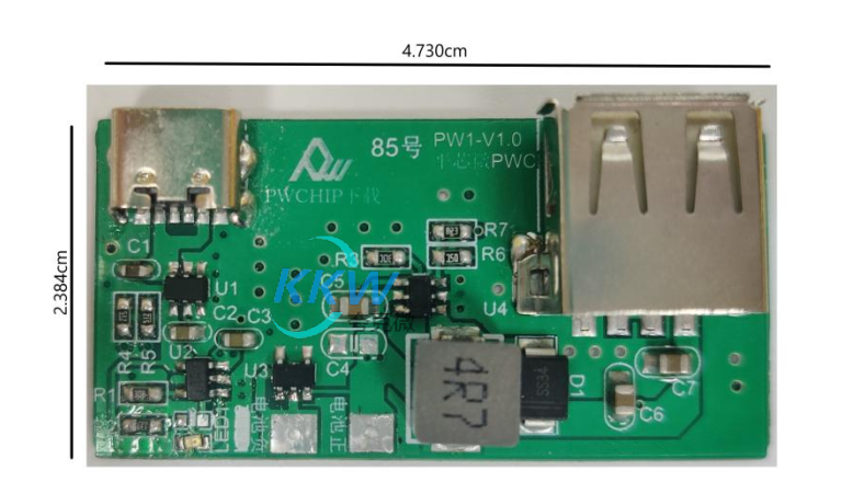 85號板  5V 1A的輸出電流，帶有過壓保護電路，可以保護充電器和設(shè)備